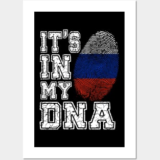 It's In My DNA Russia - Patriotic Russian Gift Posters and Art